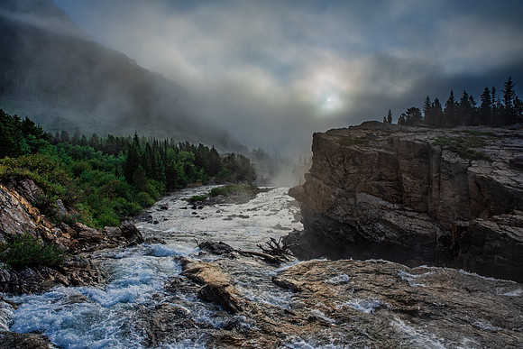 Sunrise at Many Glacier_2224